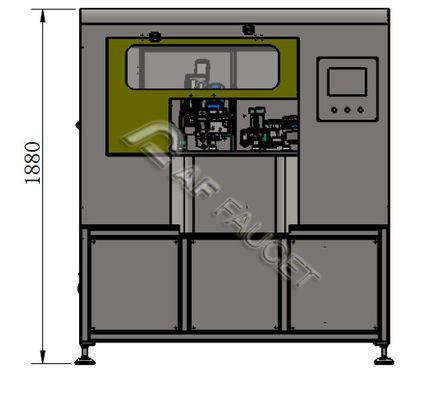 RTAF-RB0408-4-स्पिंडल्स 8 स्टेशन ब्रशिंग मशीन छोटे भागों के लिए सीएनसी वायर ड्राइंग मशीन